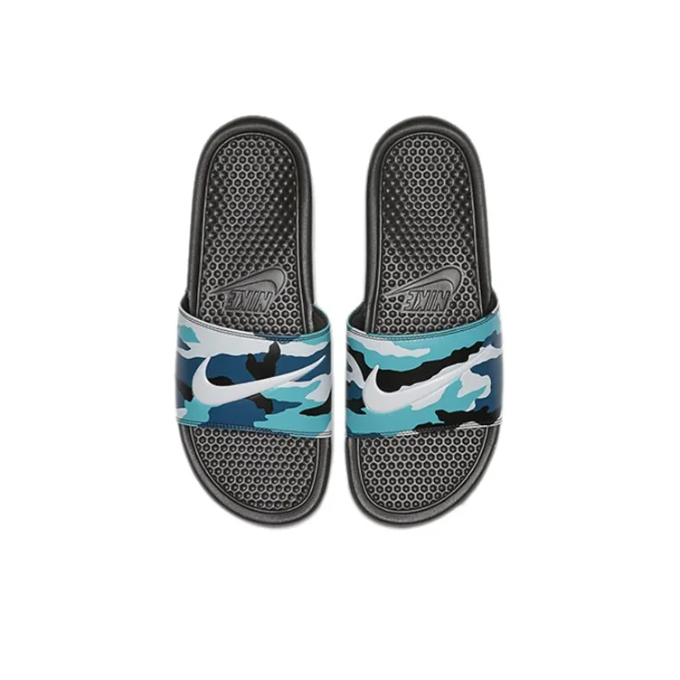 Nike Benassi Jdi Print Slide 'Black Blue Camo'-3