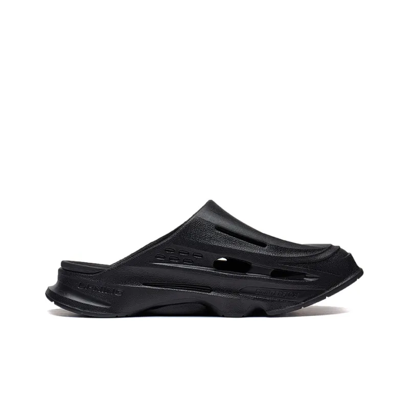 LiNing Slide Slippers Unisex Black-1