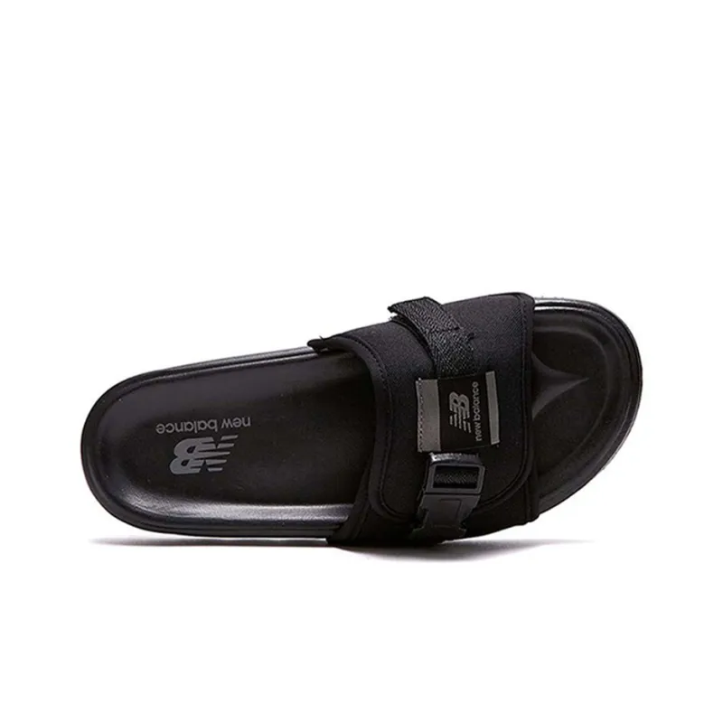 New Balance Black Unisex Slippers-3