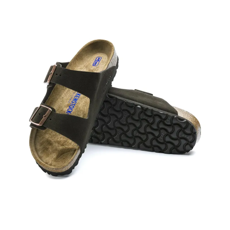 Birkenstock Arizona Soft Footbed Suede Leather Narrow Fit 'Mocha'-4