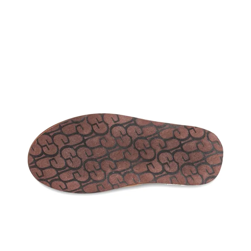 UGG Scuff Leather Slipper Tan-4