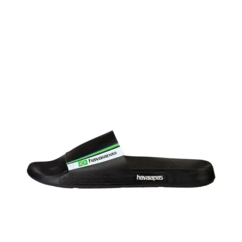 Havaianas Slip Resistant Slide Slippers Unisex Black