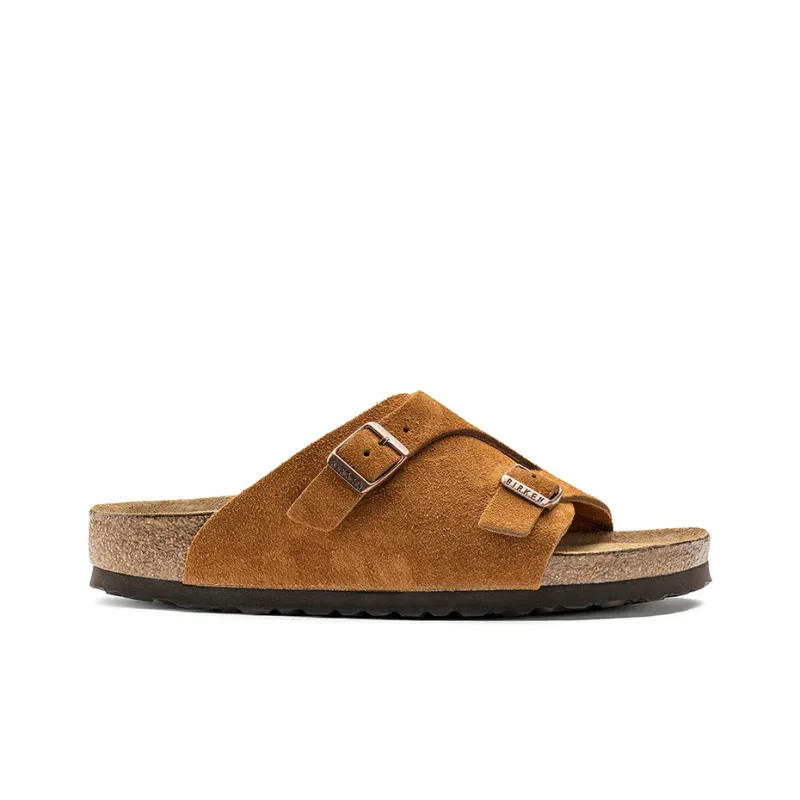 Birkenstock Zrich Soft Footbed Suede Leather 'Mink'-1