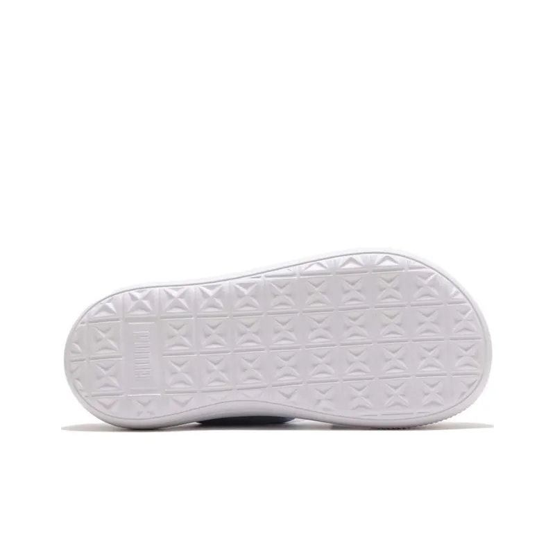 PUMA SUEDE MAYU Rubber Sole Slide Slippers Women's Blue Pink-5