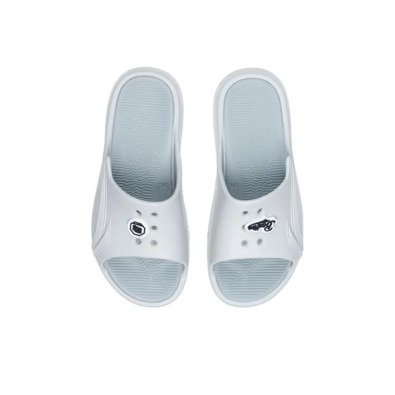 LiNing Rubber Sole Slide Slippers Men's Gray-3