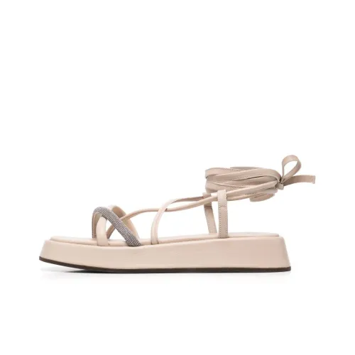 Brunello Cucinelli One-Strap Sandals Women's