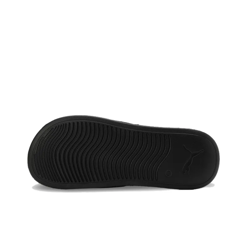 PUMA Popcat 20 Rubber Sole Slide Slippers Unisex Black White-5