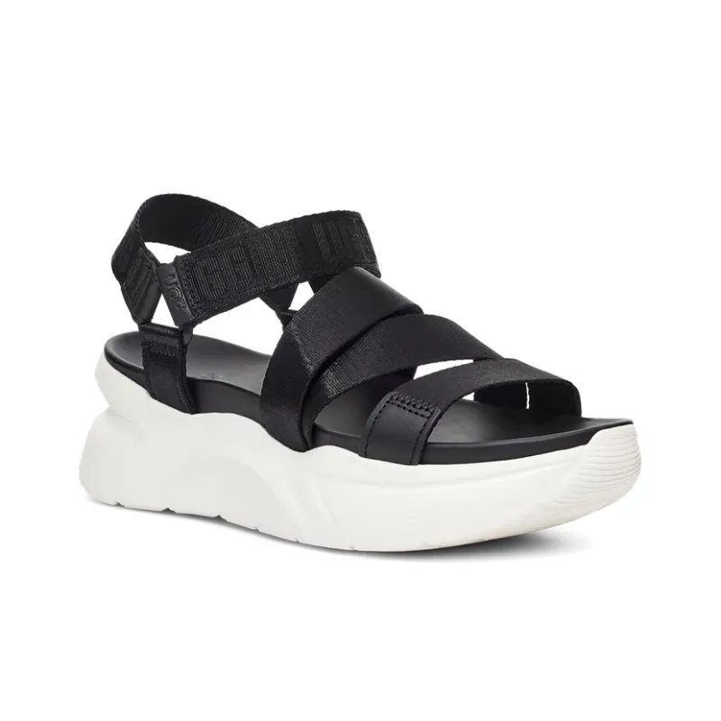 UGG La Cloud Collection Sports Sandals 'Black White' Women's-2