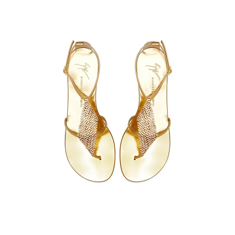 Giuseppe Zanotti/GZ Josie Strap Sandals Women's Gold-4