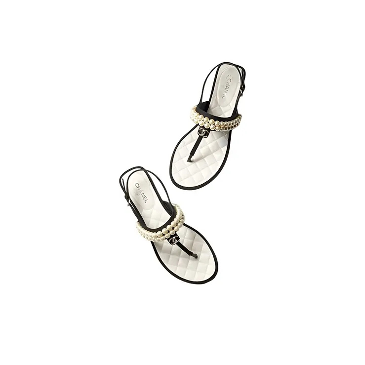 CHANEL Stylish Sandal Women's Black-2