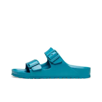 Birkenstock Slide Slippers Men's Turquoise Regular