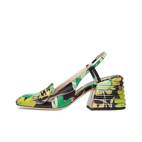 FENDI High Heels Women's Floral Multicolor