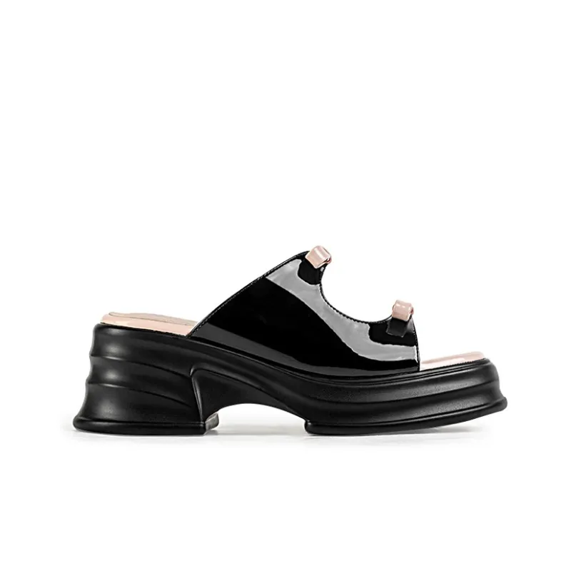 Wonderful Couple Slide Slippers 6.5cm Women's-19