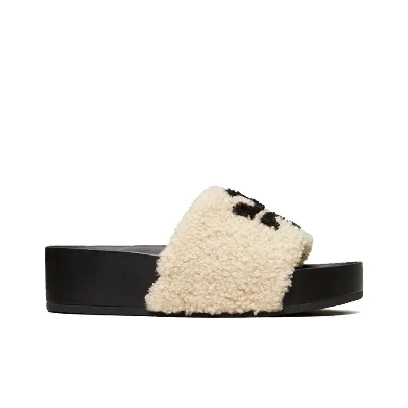 TORY BURCH Slide Slippers Women's Beige-1