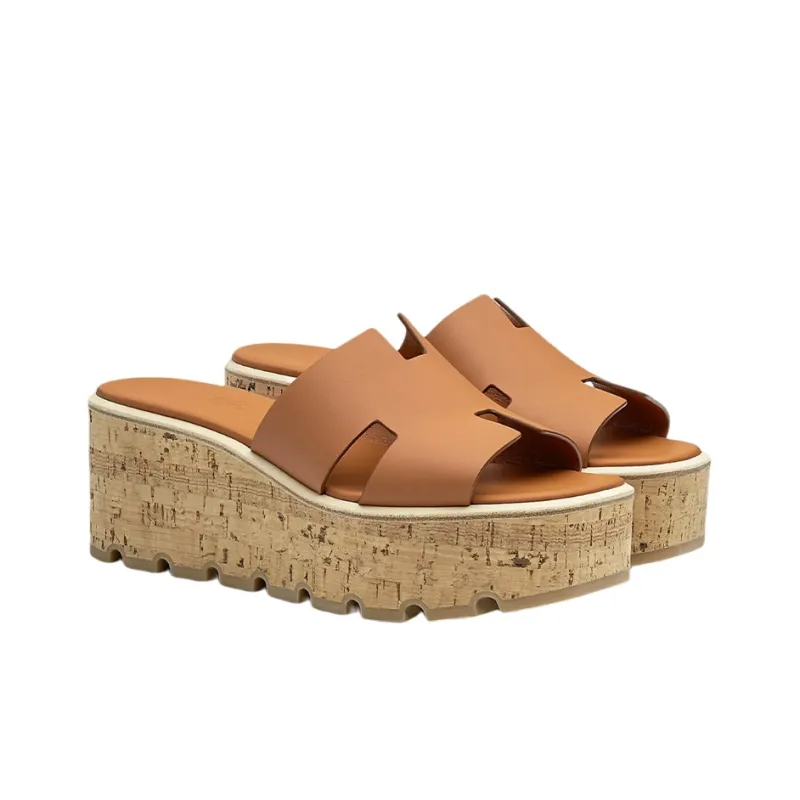 HERMES Eze Slip Resistant Slide Slippers Women's Brown-3