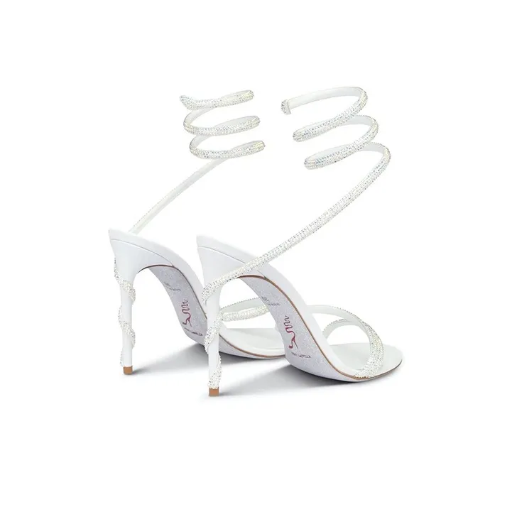 René Caovilla Cecile Rhinestone Sandals-3