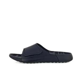 Ecco Rubber Sole Abrasion Resistant Slide Slippers Women's Black