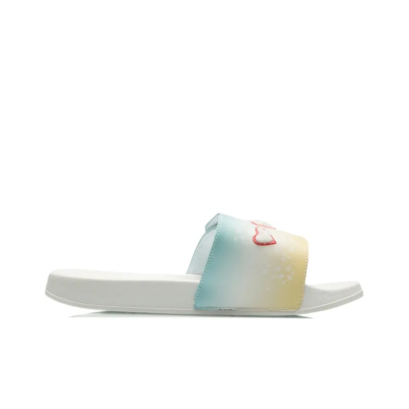 LiNing LINE FRIENDS EVA Slide Slippers Unisex White Blue-1
