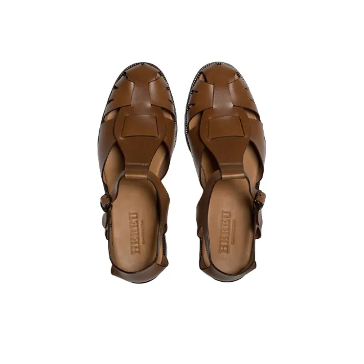Hereu Pesca Leather Sandals-3