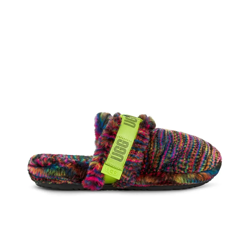 UGG Plush Collection Printed Slippers Men's Black-1
