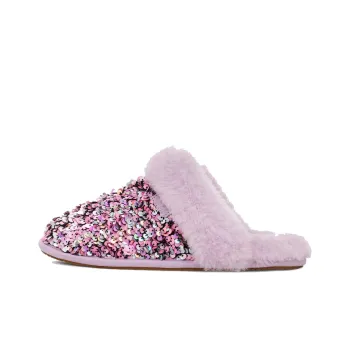 UGG Scuffette II Stellar Sequin Stylish Sandals Women's Light Purple
