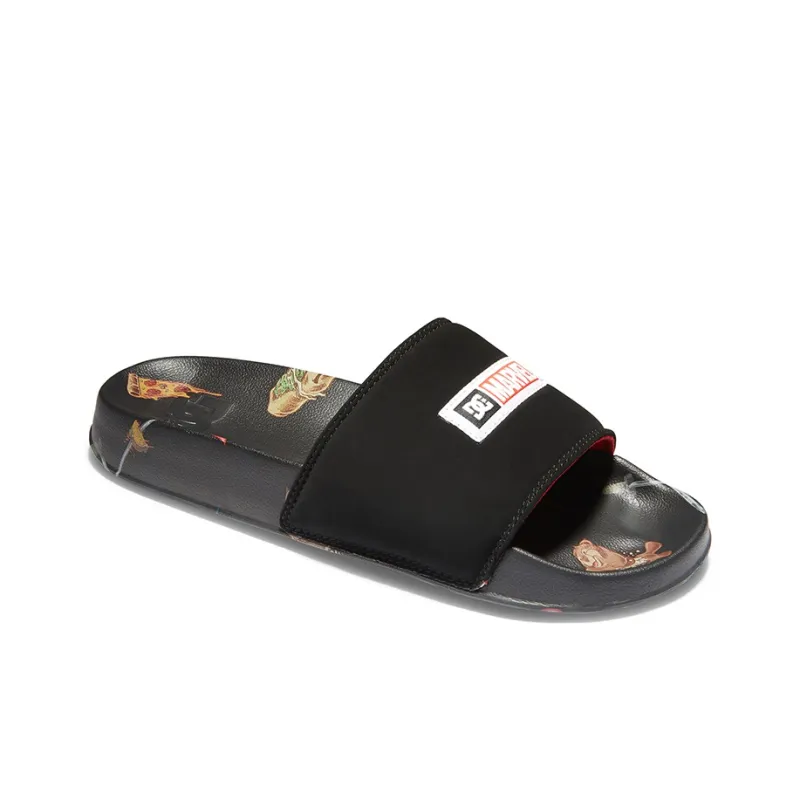 MARVEL x DC Shoes Slippers Men's Black-2