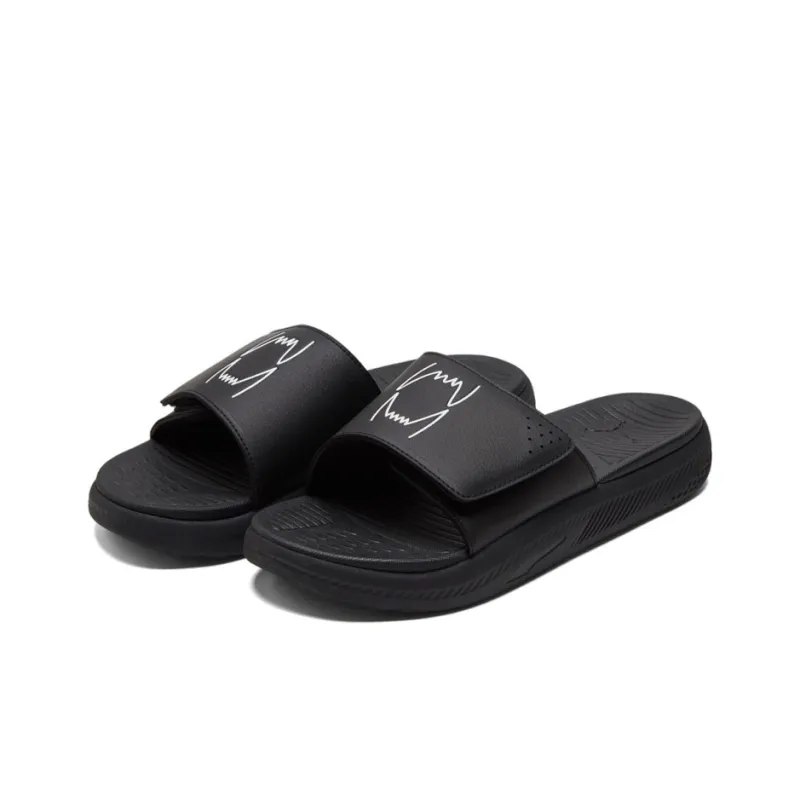 PUMA Soft Ride Slide Jaws Slippers Black-2