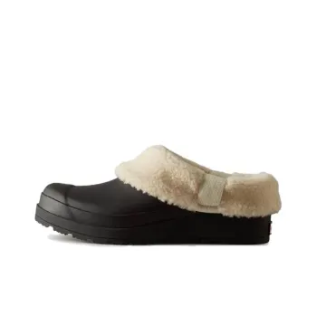 HUNTER Massage Odor Resistant Wrap toe Slippers Women's Black
