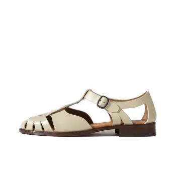 Hereu Pesca Cut out Leather Sandals