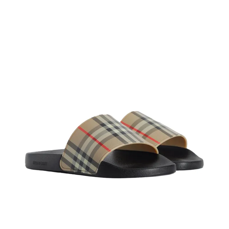 Burberry Vintage Check Slides Archive Beige-2