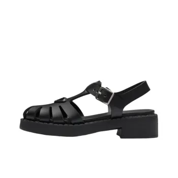 PRADA Roman Sandals Women's Black