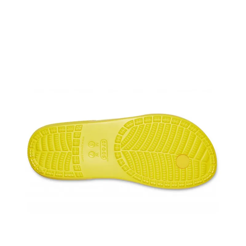 Crocs Kadee Summer Flip Flops Unisex Yellow-6
