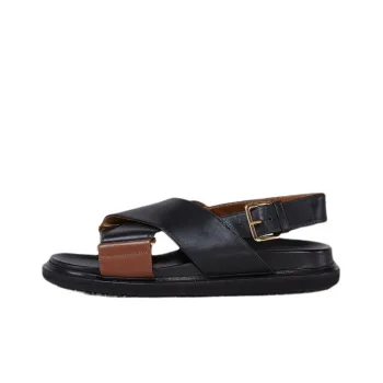 MARNI Fussbet Crossover strap Sandals