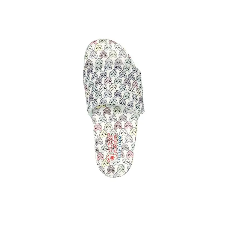 Skechers Bob's Slide Slippers Women's White/Green/Multicolor-3