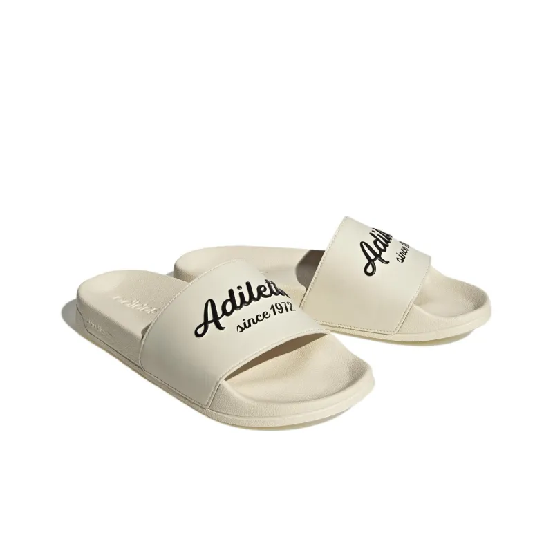 Adidas Adilette Shower Slides Wonder White Core Black-2