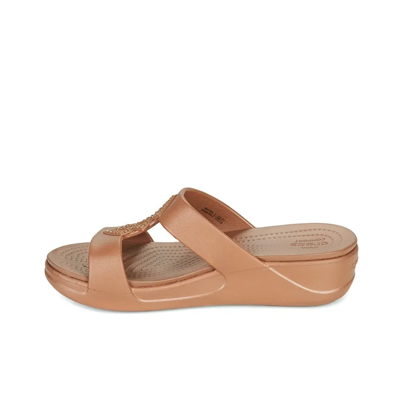 Crocs Monterey Slide Slippers Women's Brown-0
