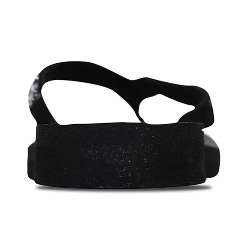 Skechers Meditation Rubber Sole Slip-Resistant Slide Slippers Women's Black-3