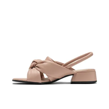 Ecco Plastic Elegant Square Toe Sandal Women's Tuscany Pink