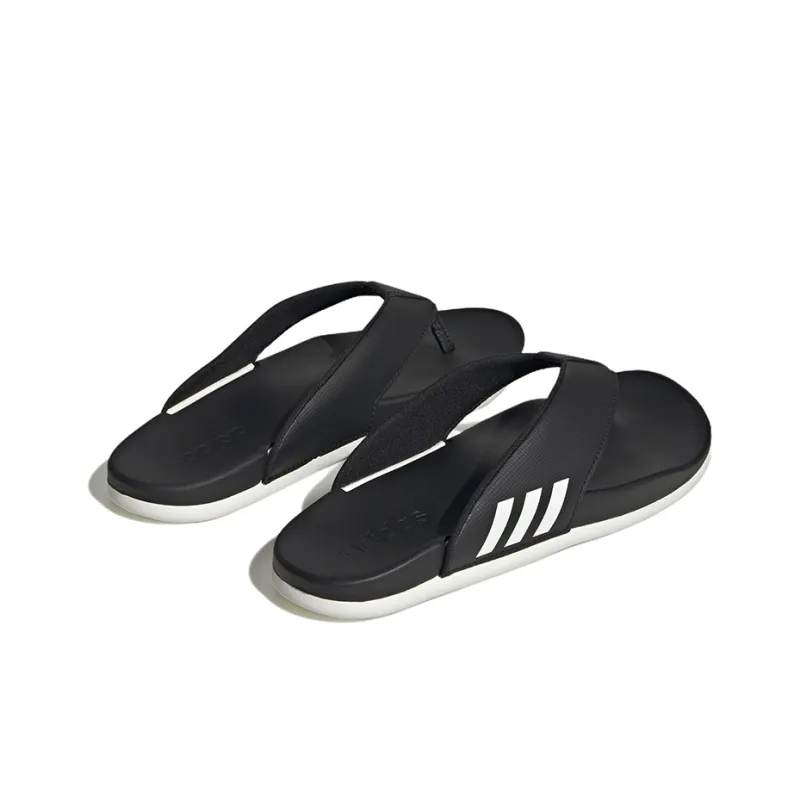 Adidas Adilette Comfort Flip Flops Core Black Core White-3