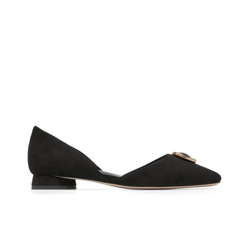 CHARLES&KEITH Casual Single Shoes Women's Black Textured-1