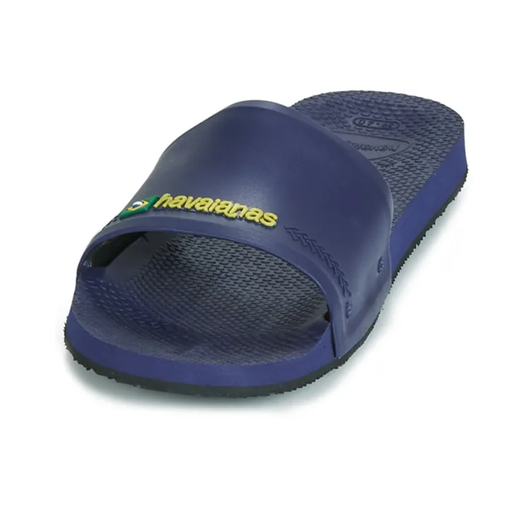 Havaianas Rubber Sole Slide Slippers Men's Blue-3