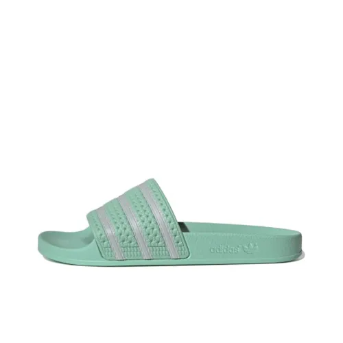 Adidas Originals ADILETTE Series Slide Slippers Men Green/Gray