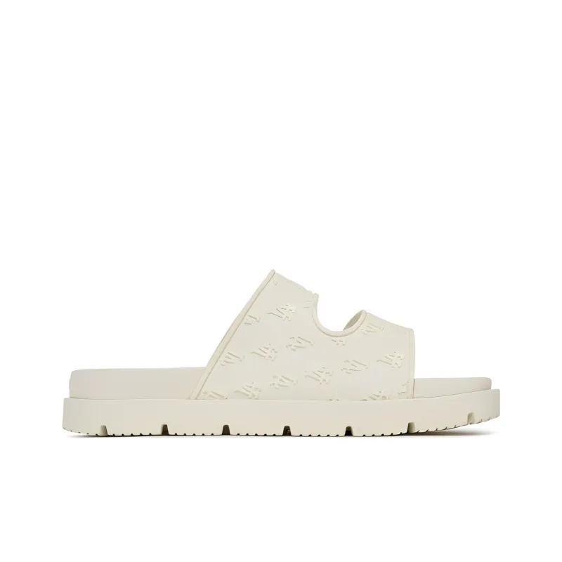 MLB Slipper Chunky Bouncer Slide Slippers Unisex White-1