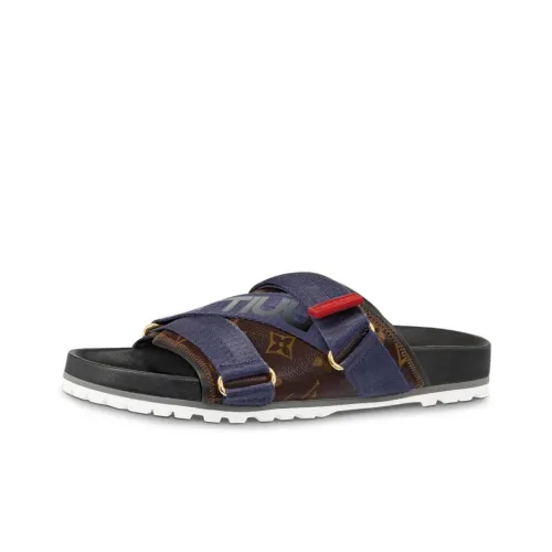 LOUIS VUITTON Honolulu Stylish Sandals Men's Gaga Brown