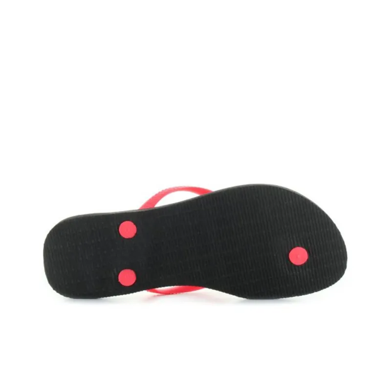 Havaianas Slim Logo Pop-up Stylish Sandals Unisex Black-4