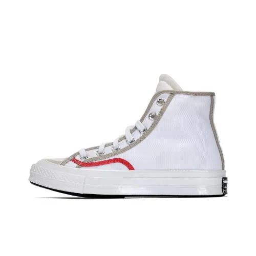 Converse All Star Wear-resistant Non-slip And Breathable High-Top Canvas Shoes Women's White