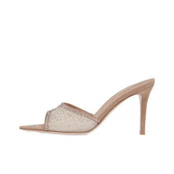 GIANVITO ROSSI Rania Quiet Slide Slippers Women's Pink