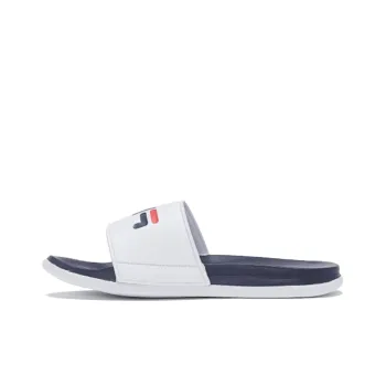 FILA Slicktender Slide Slippers Unisex White/Blue