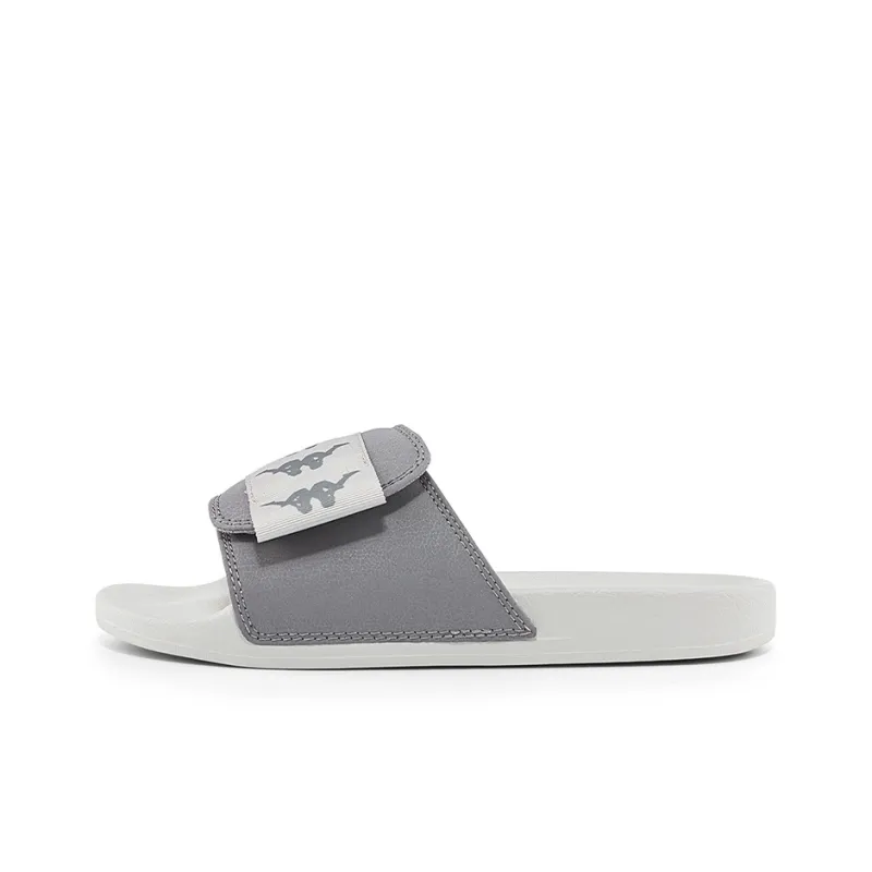 Kappa Slip Resistant Abrasion Resistant Slide Slippers Unisex Gray-0