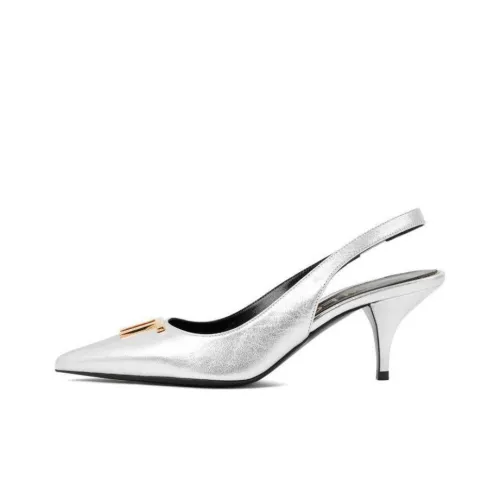 TOM FORD Logo-plaque Slingback Pumps